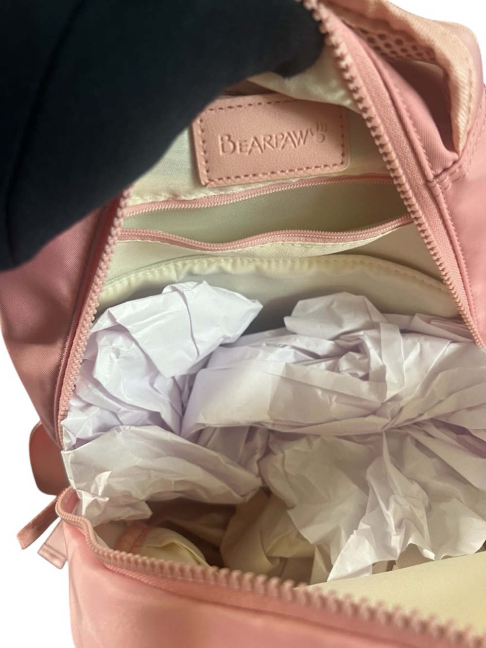 BearPaw Pink Bungee Backpack - Picture 12 of 16